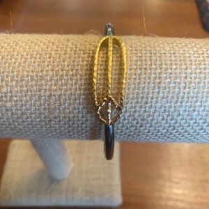 Peace sign bangle